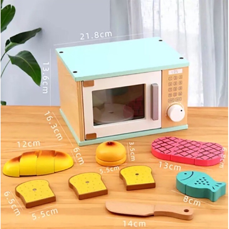 Wooden Pastel Kitchen Set