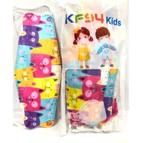 MASKER ANAK KF94 MOTIF KARAKTER 4 PLY PREMIUM QUALITY ISI 10 PCS