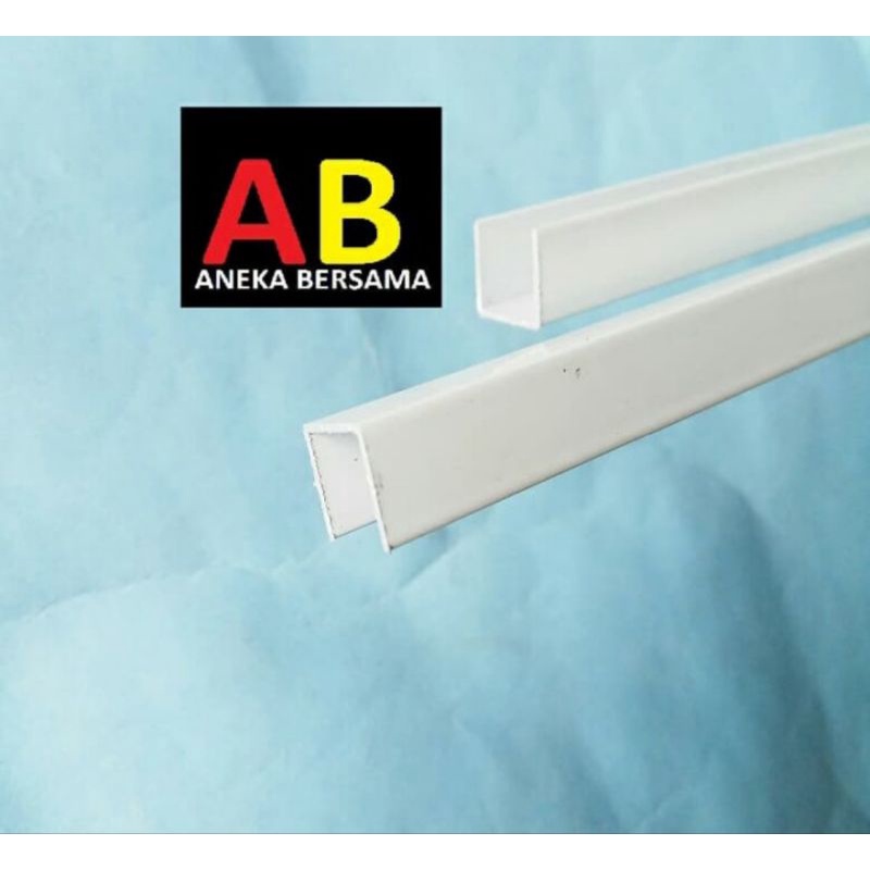 Lis U Aluminium 12mm x 12mm x 12mm White 119.5cm