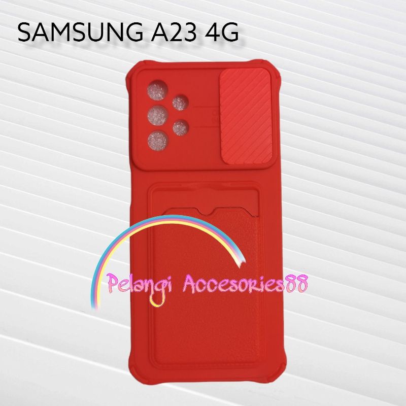 CASE SAMSUNG A23 4G / A23 5G SOFTCASE SLEDING WARNA WARNI