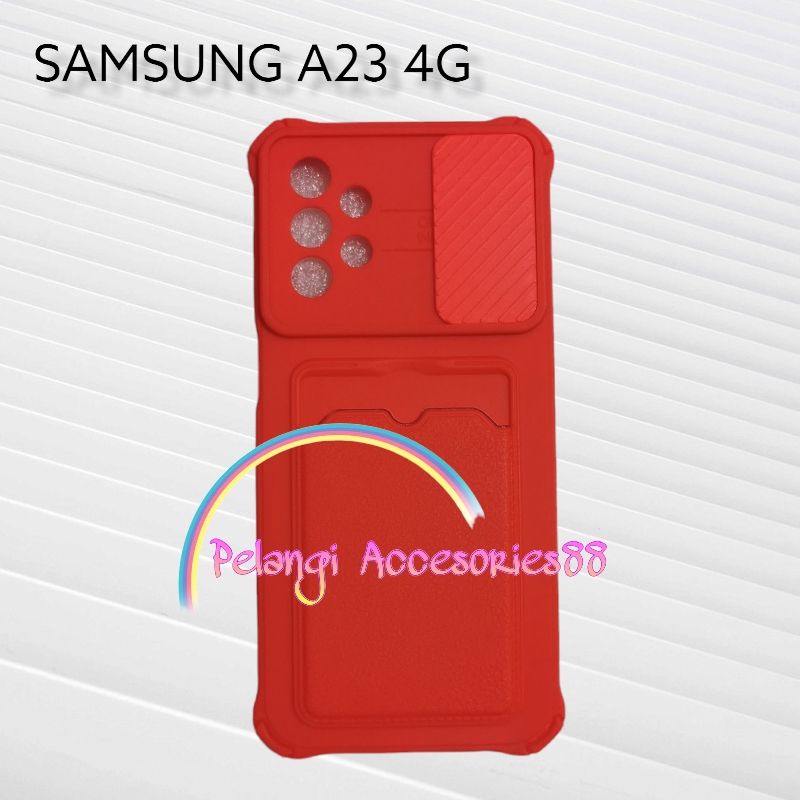 CASE SAMSUNG A23 4G / A23 5G SOFTCASE SLEDING WARNA WARNI