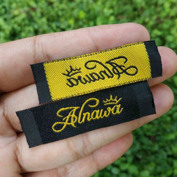 

Label Woven Bordir Isi 2.000 pcs