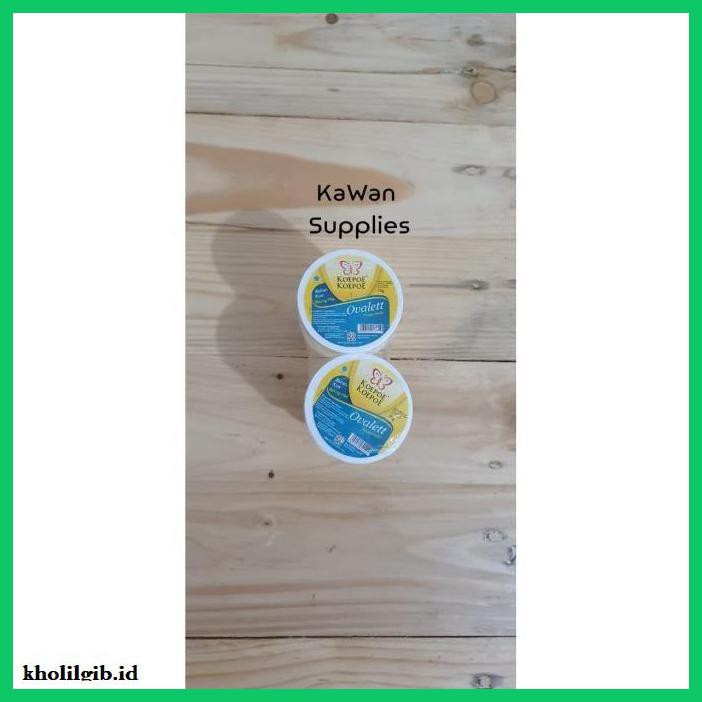 

Redwop-Gnikab- Pelembut Kue Ovalet Merk Koepoe - Bahan Kue Ukuran 30G -Hallall.