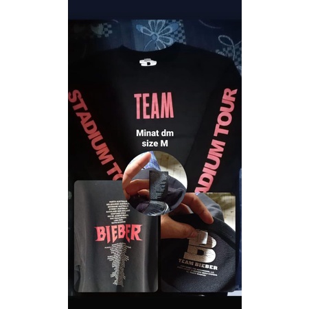Stadium Tour Team Bieber Crewneck