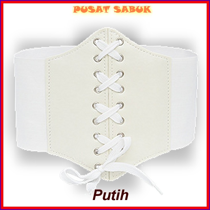 Sabuk Wanita Obi Karet Women Belt Ikat Pinggang Fashion Gesper Cewek Korea Oby Besar Jumbo Big size