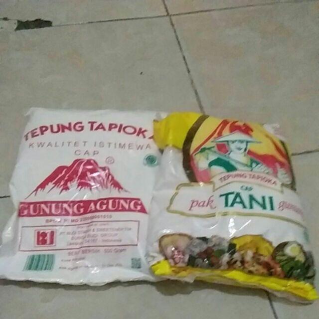 Tepung Tapioka Cap Tani  Gunung 500 gram Shopee Indonesia