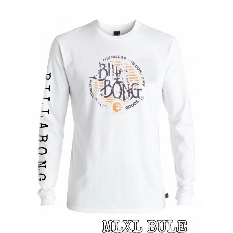 Longsleeve Billabong White New  Berat : 350gr Size : M L XL Bule  Harga : 235k/Pcs