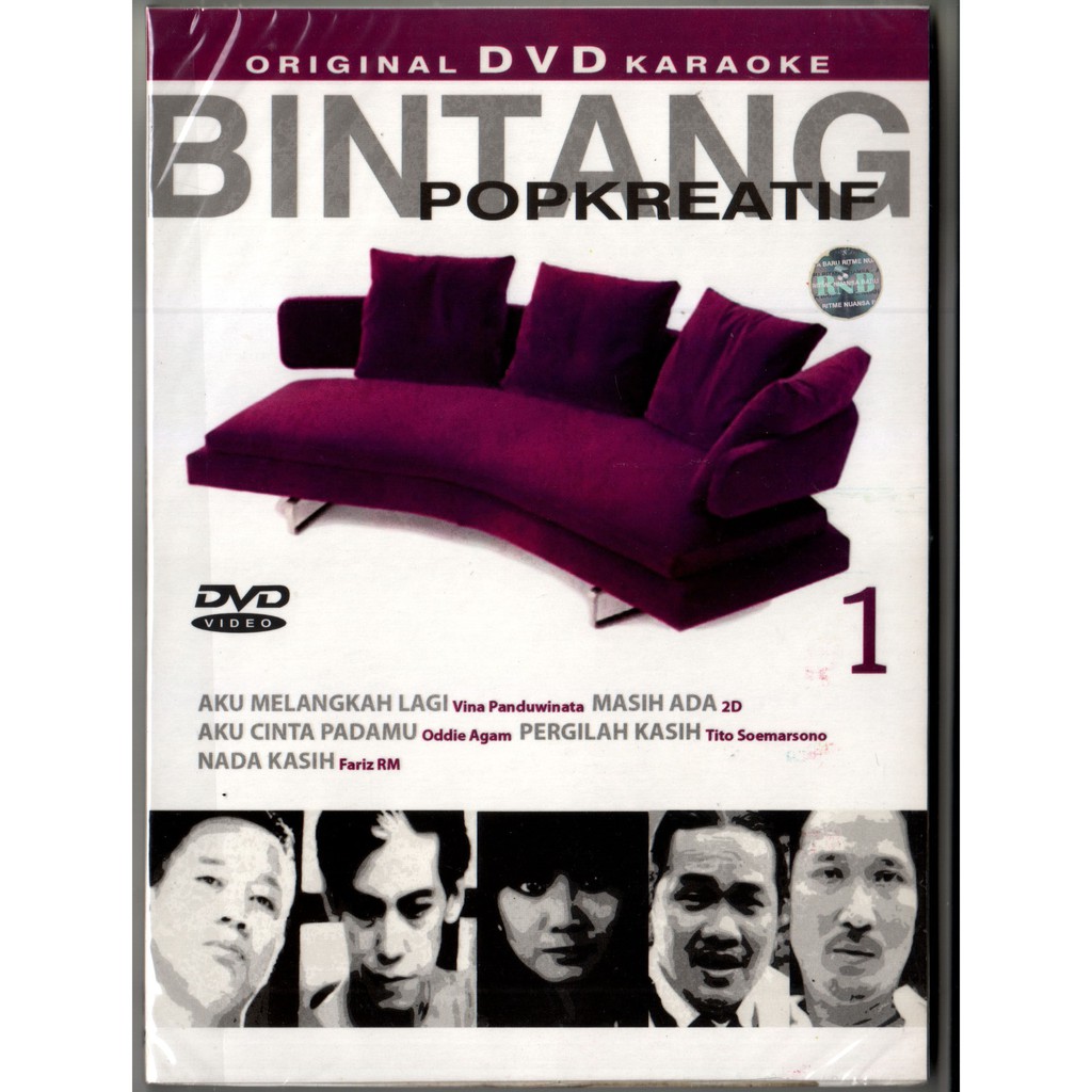 DVD KARAOKE BINTANG POP KREATIF VOL.1 AKU MELANGKAH LAGI