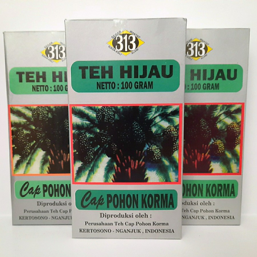 Teh Hijau Cap Pohon Korma 313 - 100Gram