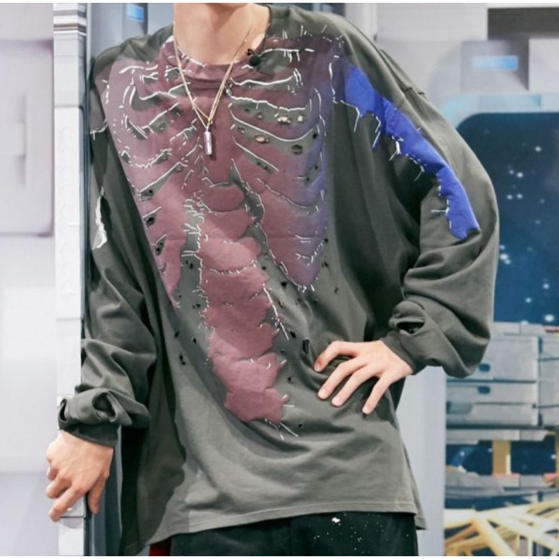Wang Yibo T-Shirt Skeleton / Kaos