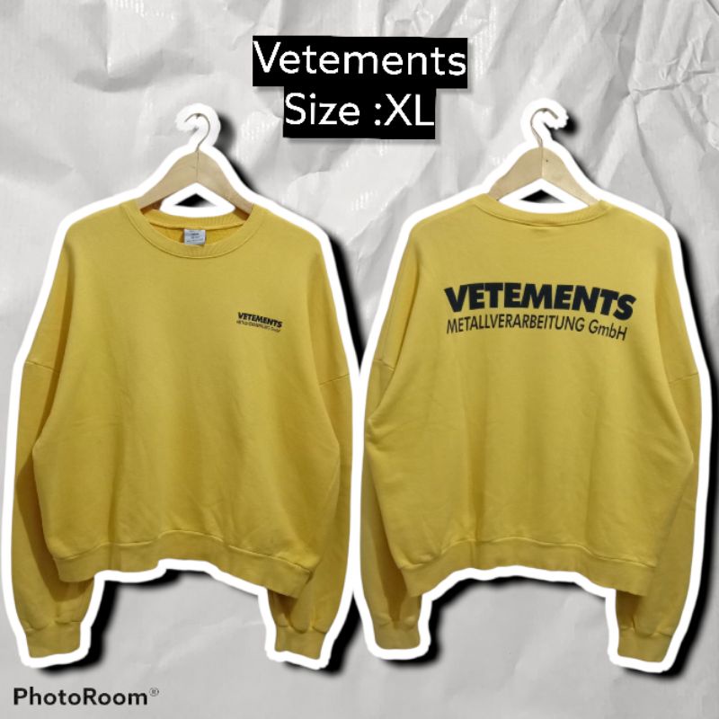 Crewneck second Vetements