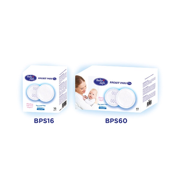 Baby Safe BPS16 BPS60 Breast Pads Slim | Bantalan Penyerap ASI