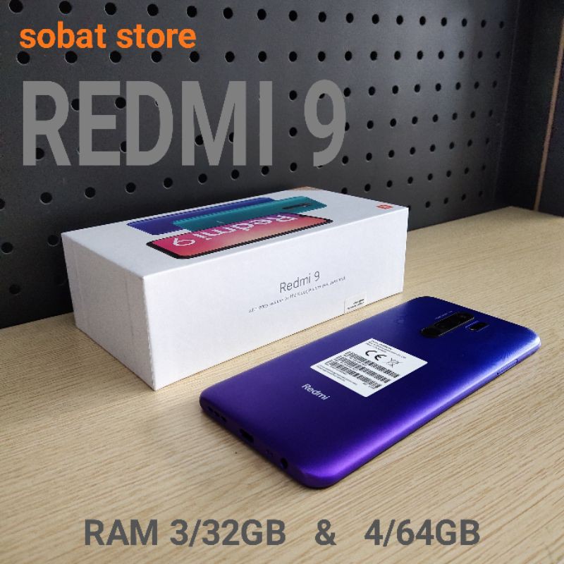Redmi 9 Ram 3/32GB dan 4/64GB