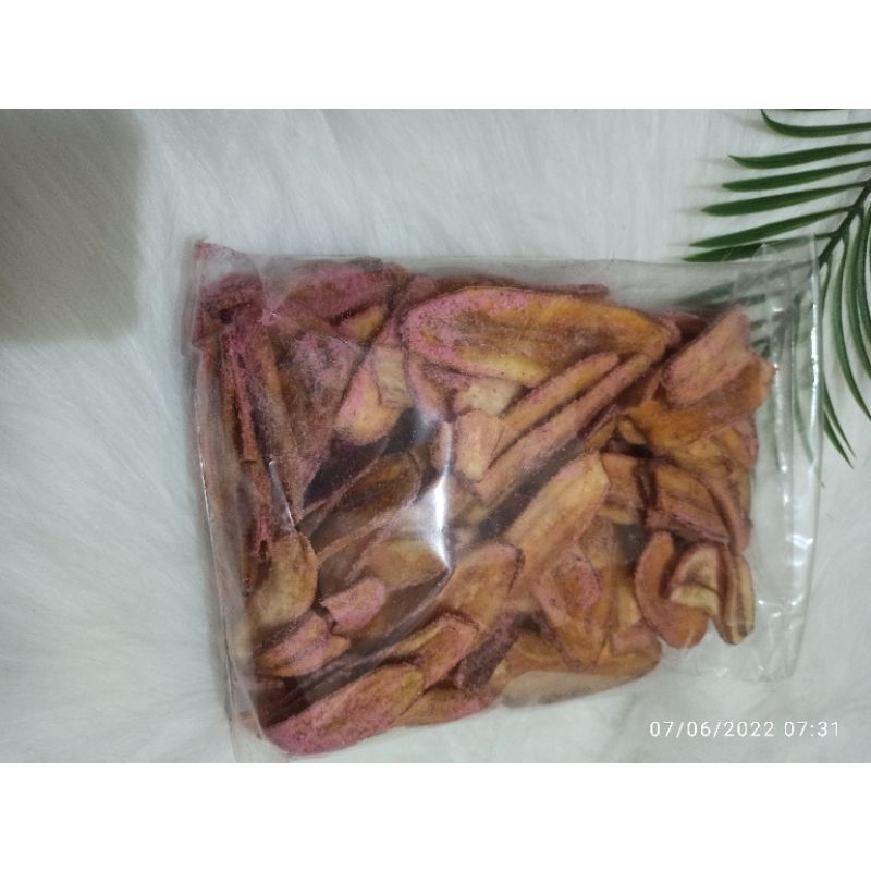 Keripik Pisang Rasa Stawberry/keripik pisang aneka rasa