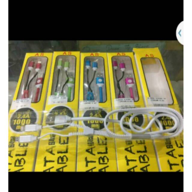 Kabel data zipper 2 in 1