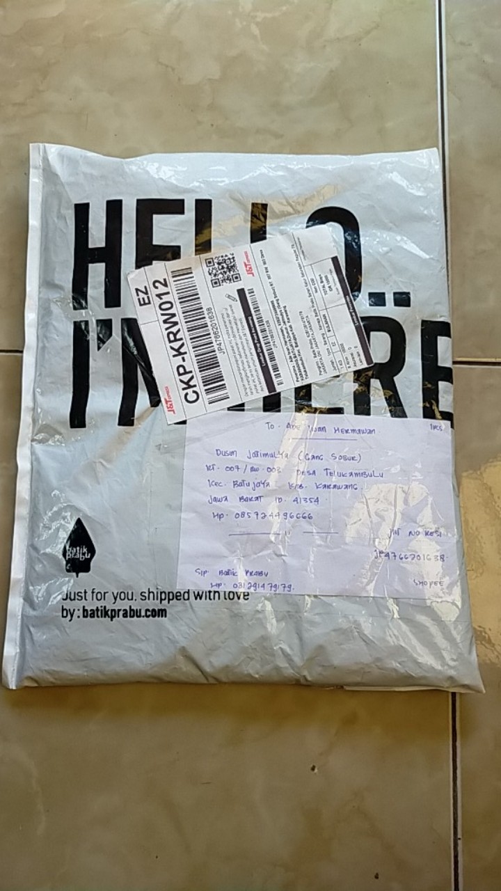 Kemeja Batik Prabu Bahan Katun Baturaden Reguler Fit B091