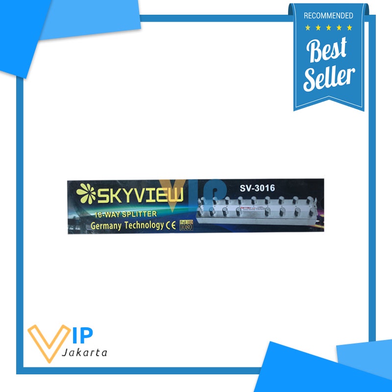 Terjamin Skyview Splitter 16 Way SV-3016 Cabang Antena UHF Parabola VIP