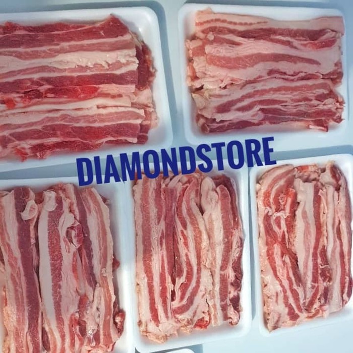 

Best Seller - Daging Babi Slice Pork Belly Samcan 500Gram