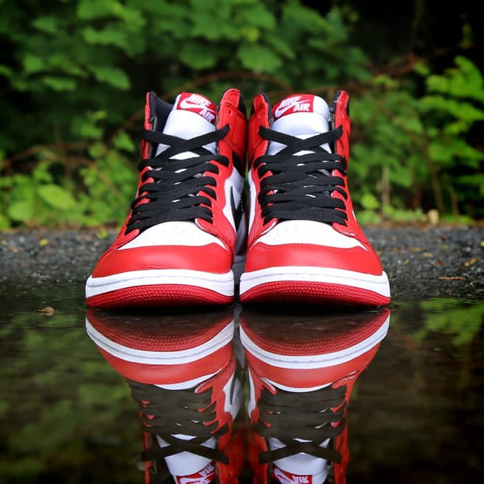 Termurah  MID Nike Air Jordan OG Retro 1 Chicago Perfect Kick Original PK  Berkualitas