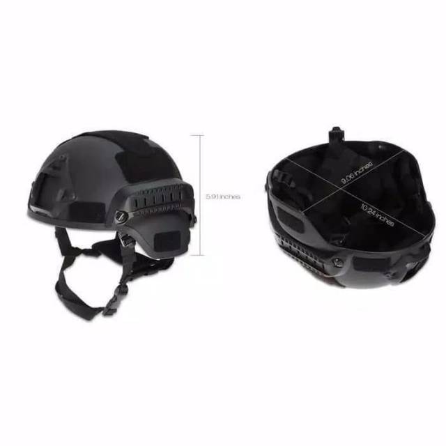 Helm tactical HITAM BY EMERSON MICH 2000 HIGH GRADE/helm army outdoor