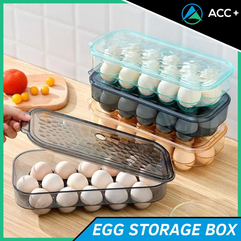 Kotak Telur/Tempat Penyimpanan Egg Stroge Box 16 Sekat High Quality