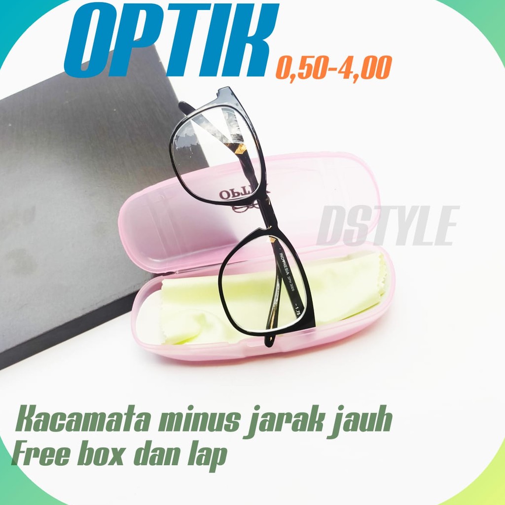 BAYAR DITEMPAT KACAMATA MINUS UKURAN 0.50-6.00 FRE BOX DAN LAP