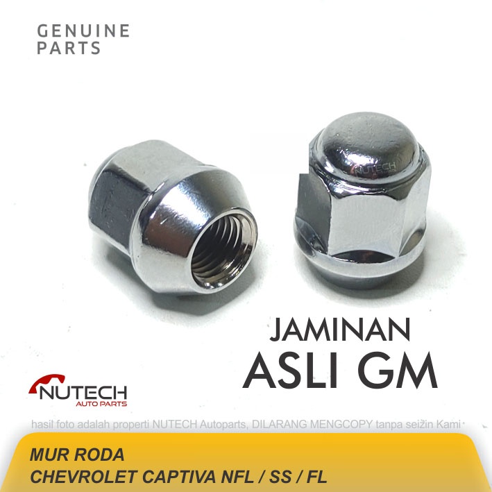 Mur Baut Velg Roda untuk Mobil Chevrolet Captiva Asli Original