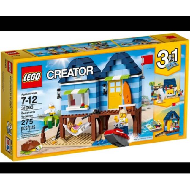 Lego Rumah Pantai 3 in 1 Beach Holiday Bricks