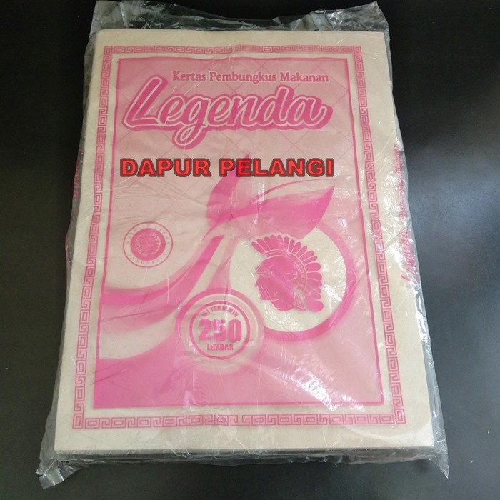 

Kertas Nasi Legenda Pink (28x38) /Kertas Pembungkus Nasi isi 250lembar