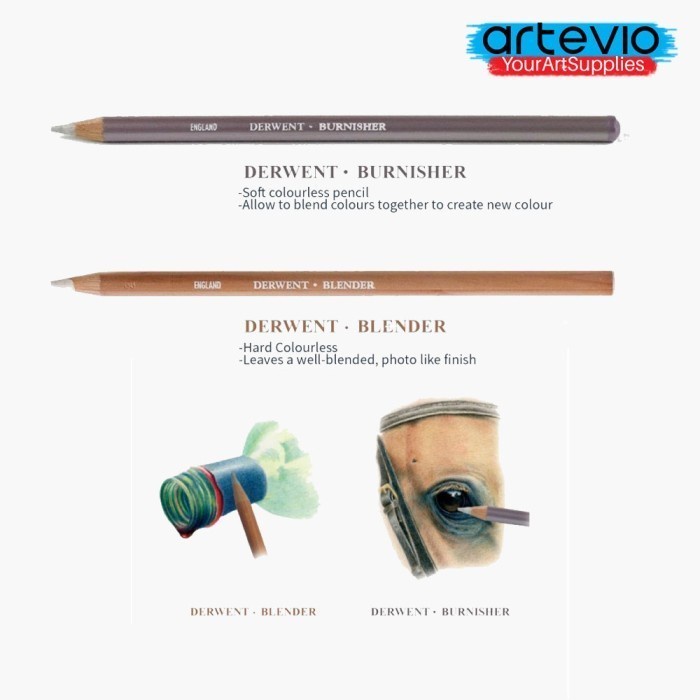 

Jualan Derwent Burnisher And Blender Pencil Set Terlaris