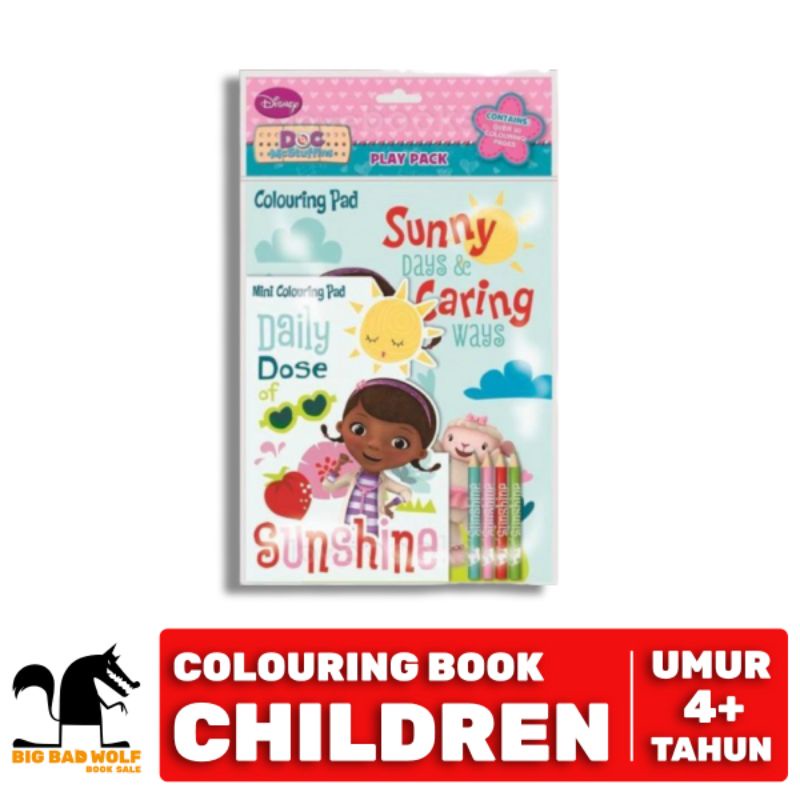colouring book play pack doc mcstuffins