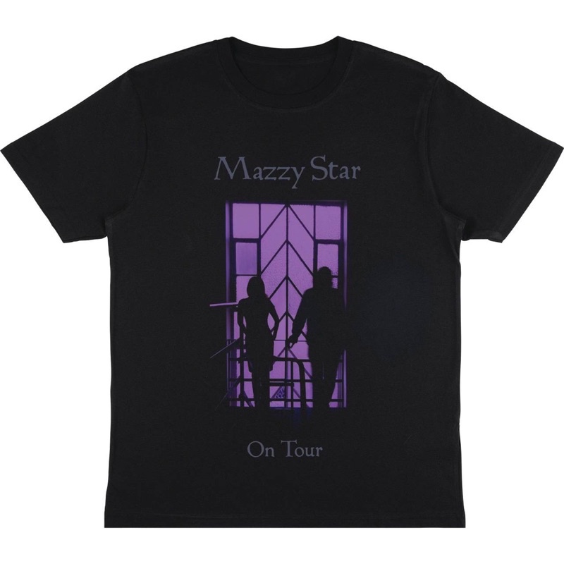 KAOS BAJU MAZZY STAR “ON TOUR” | T-SHIRT BAND MAZZY STAR | BAJU BAND MAZZY STAR HITAM MUSIK PRIA