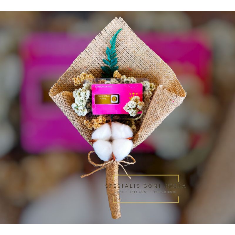 Bouquet Baby Gold 0,002gram/Bouquet Bunga Kering
