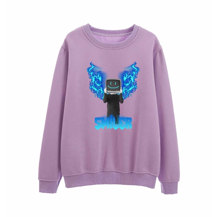 Sweater Pria Smiler Crewneck Pria M - XXL