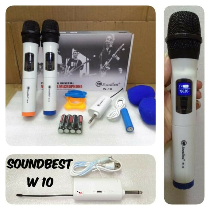 MICROPHONE WIRELESS SOUNDBEST W10