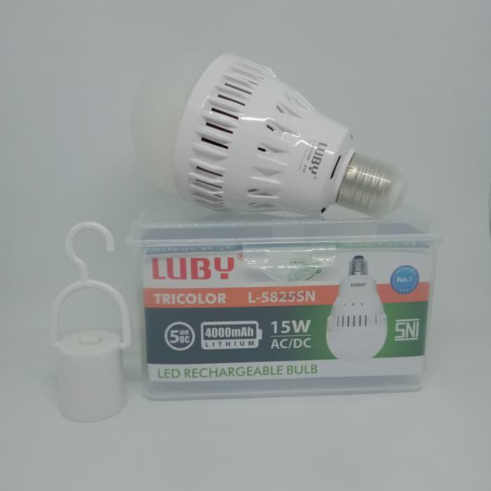 Lampu bohlam emergency LED/ LUBY 15 WATT / lampu darurat murah