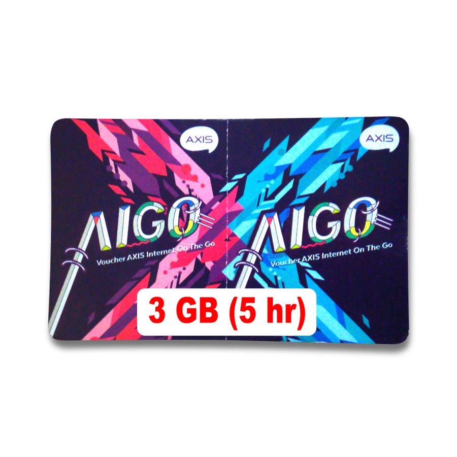 Voucher Kuota Axis mini 3GB nasional + 2GB Lokal Sumatera (Masa Aktif 5 hari)
