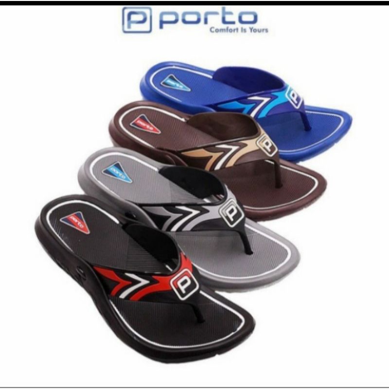 SANDAL JEPIT PRIA DEWASA PORTO KARET LENTUR TAHAN AIR