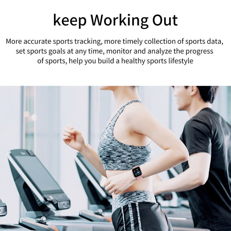 [Murah Lebay] Y68 Smarwatch Sport Waterproof Bluetooth Smart Watch Fitness Tracker Wristband Pedometer Heart Rate Sleep Monitoring