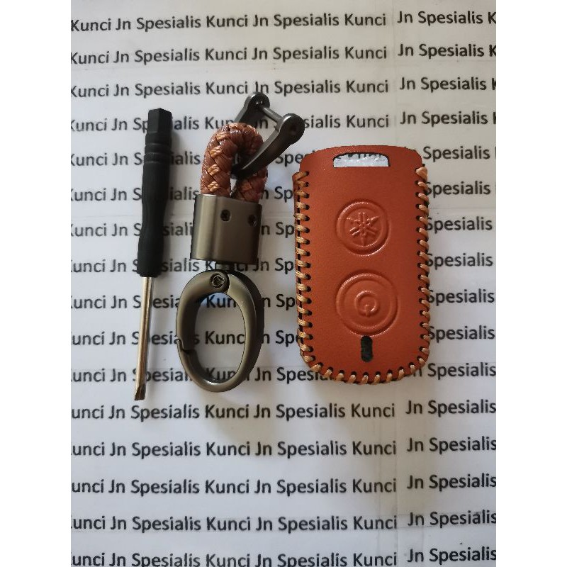 leather key case keychain sarung kulit import remote yamaha x max, Lexi, free goo