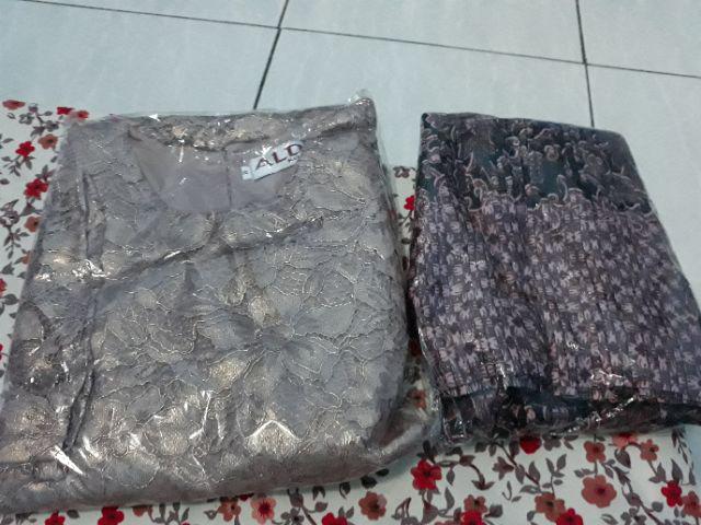 Setelan Pinkan Foil Dusty Nude Tanpa Glitter