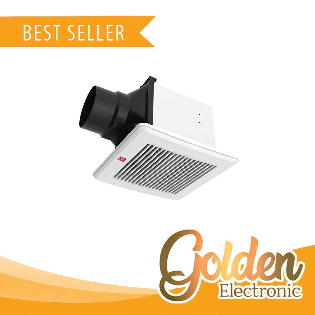 KDK 17CDQNA Ceiling Exhaust Fan Sirocco 6 Inch KDK 17-CDQNA / 17-CDQN / 17CDQN Plafon