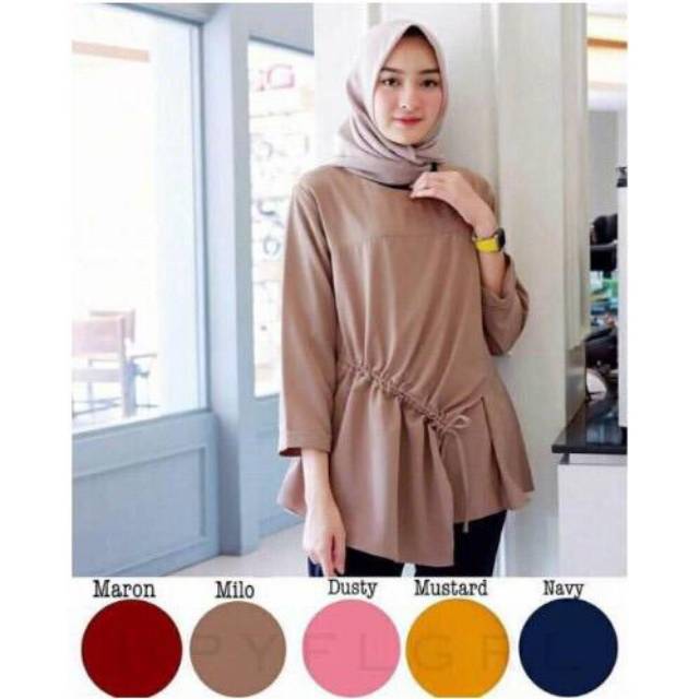 FUJIA BLOUSE / BAHAN WOLFIS / ATASAN WANITA / MURAH MERIAHHH