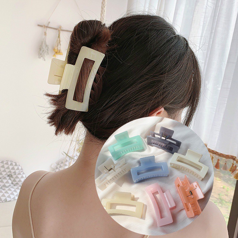 Korean Style Vintage Candy Color Bathing Hair Clip for Women Birthday Gift