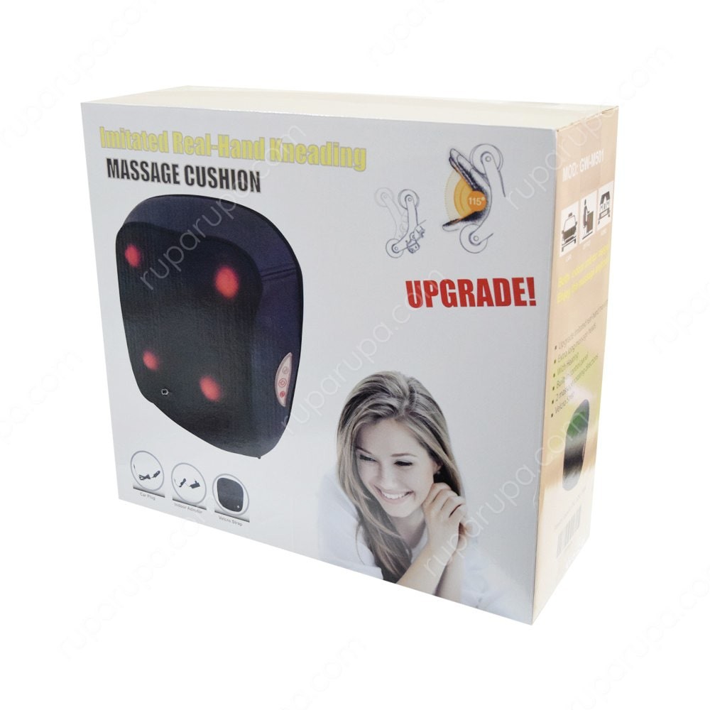 Bantal Pijat Punggung Mobil - Hitam