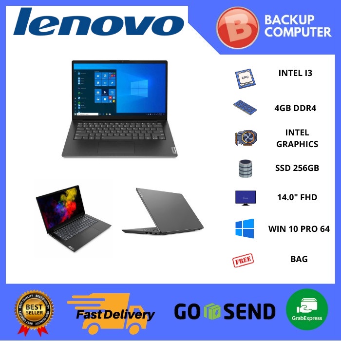 LAPTOP LENOVO V14 G2 ITL 82KA00WHID Intel® Core™ i3-1115G4
