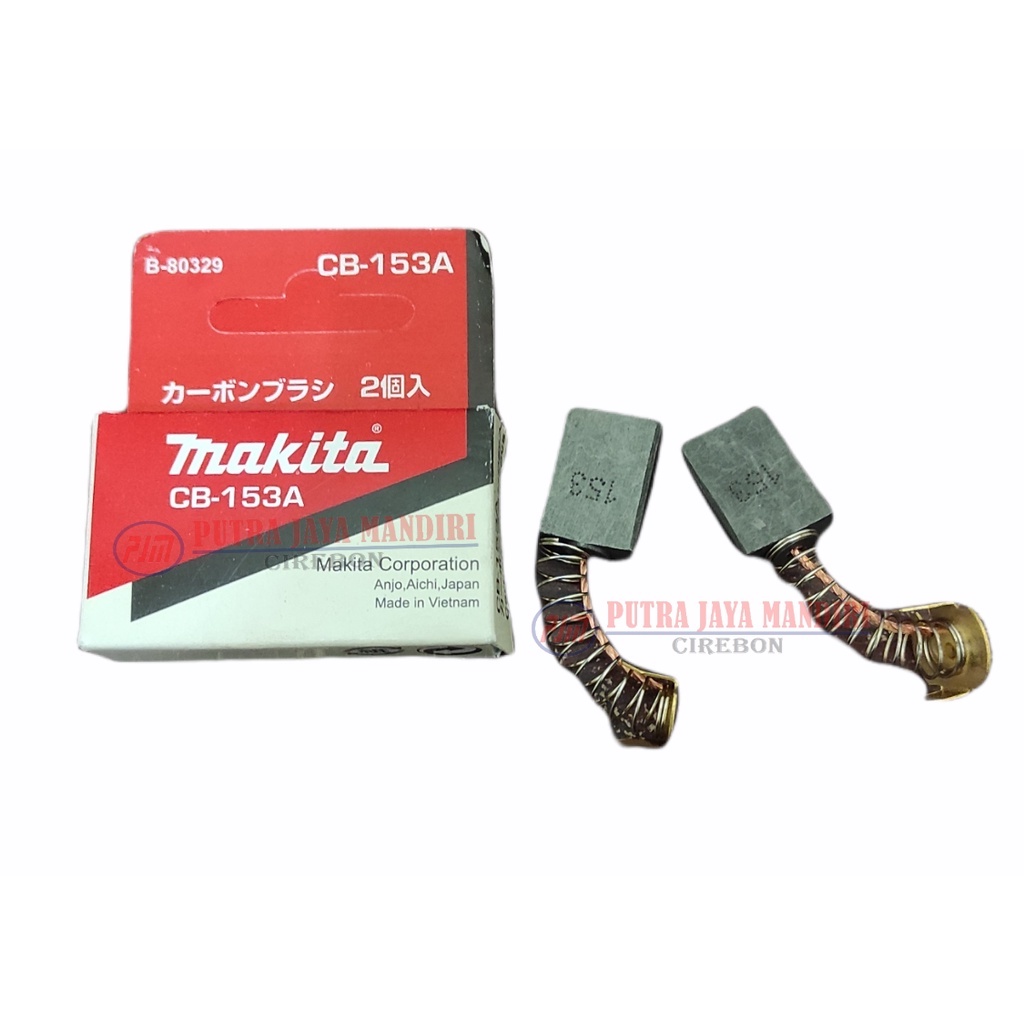 Makita B-80329 Carbon Brush CB-153 A - Arang / Spull