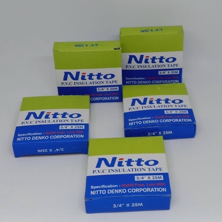 

Isolasi Nitto 12 pcs - Isolasi Kabel - Solasi Kabel Listrik
