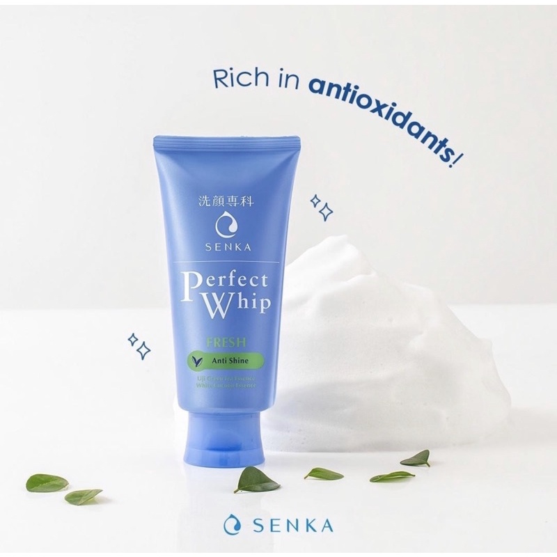 SENKA PERFECT WHIP FRESH ANTI SHINE FACIAL WASH / FACE WASH / FACIAL CLEANSER