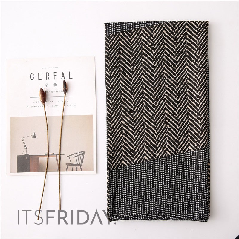 ITSFRIDAY SEA IN BLACK Scarf - Premium Pashmina Shawl Selendang Syal Pasmina Hijab Import Motif Clasic Black